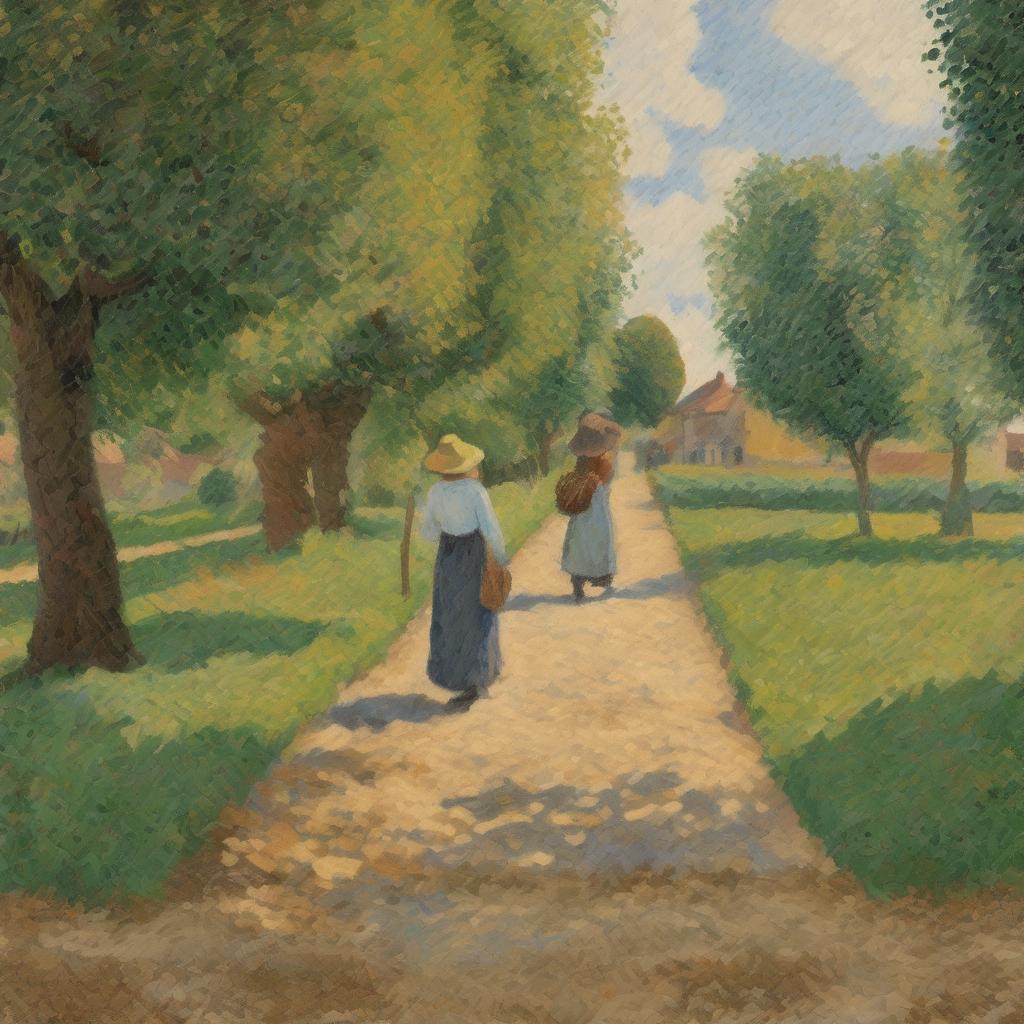 Το εκκεντρικό στυλ και οι τεχνικές του Pissarro